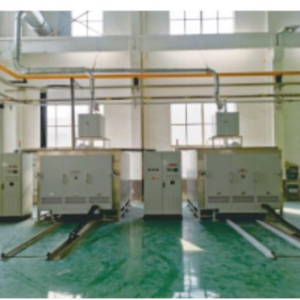 Trolley degreasing oven