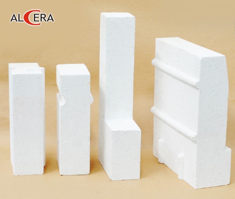 High-temperature refractory bricks