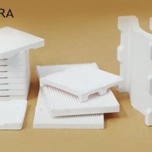 Saucer W-shaped firing plate serrated firing plate